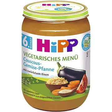 Obrázok HiPP BIO Kuskus so zeleninou - vegetariánske menu, 6x190g
					
				