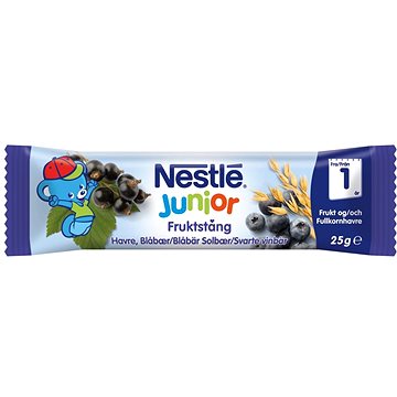 Obrázok NESTLÉ Ovocno-obilná tyčinka hrozno, banán, jablko, čučoriedka, čierne ríbezle, 25 g