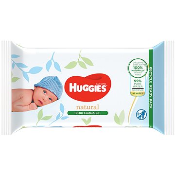 Obrázok HUGGIES Biodegradable 48 ks 1×1 ks