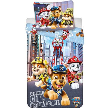 Obrázok Jerry Fabrics Detské obliečky Paw Patrol 302 micro, 140 x 200 cm, 70 x 90 cm