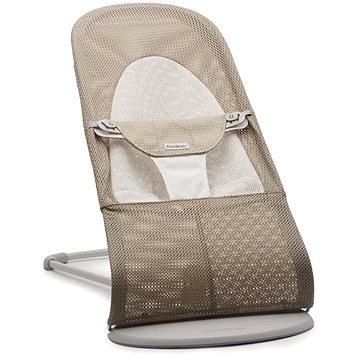 Obrázok Babybjörn Balance Soft Grey Beige/White mesh, svetlo sivá konštrukcia (7317680051448)