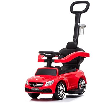 Obrázok BABY MIX Detské odrážadlo s vodiacou tyčou Mercedes Benz AMG C63 Coupe Baby Mix červené