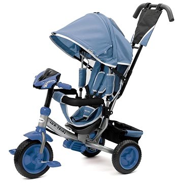 Obrázok BABY MIX Detská trojkolka so svetlami Baby Mix Lux Trike modrá