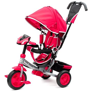 Obrázok BABY MIX Detská trojkolka so svetlami Baby Mix Lux Trike ružová