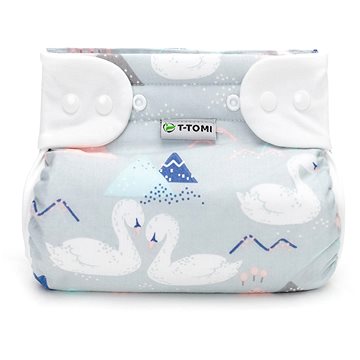 Obrázok T-tomi Ortopedické abdukčné nohavičky patentky, swan 3-6kg