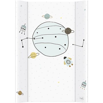 Obrázok CEBA BABY Comfort prebaľovacia podložka s pevnou doskou 50 × 80 cm, Candy Andy Cosmo 2 (5907672335940)