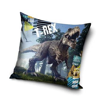 Obrázok CARBOTEX obliečka na vankúš T-Rex, 40 × 40 cm (5902689464669)