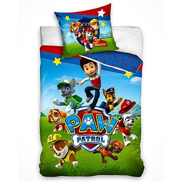 Obrázok CARBOTEX -  CARBOTEX Obojstranné obliečky PAW PATROL, 140/200+70/90, PAW201035