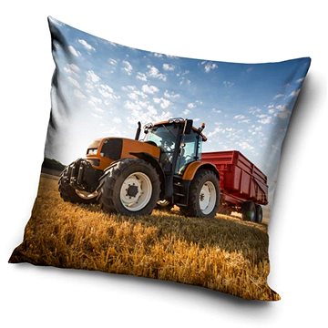 Obrázok CARBOTEX obliečka na vankúšik Traktor 40 × 40 cm (5902689469619)