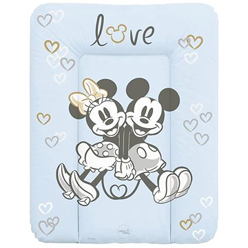 Obrázok CEBA Podložka prebaľovacia mäkká na komodu 50x70 Disney Minnie & Mickey Blue