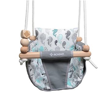 Obrázok INCABABY Hojdačka Junior Swing Whale