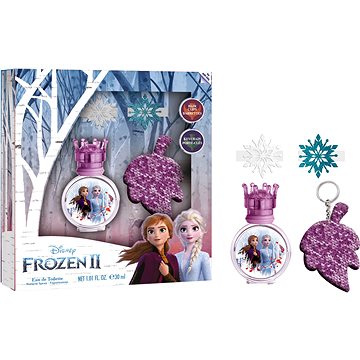 Obrázok Disney Frozen II pre deti toaletná voda 30 ml + kľúčenka + spona do vlasov 2 ks