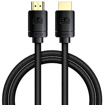 Obrázok Baseus HDMI 2.1 kabel 8K M/M 1m černý, CAKGQ-J01