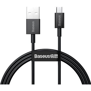 Obrázok Baseus CAMYS-01 Superior Fast Charging Datový Kabel MicroUSB 2A 1m Black