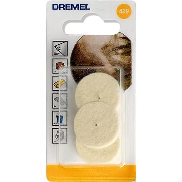 Obrázok Dremel 429 Leštiaci filc 26,0 mm 26150429JA