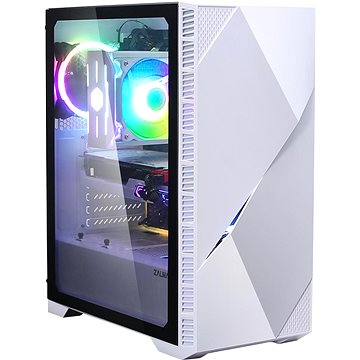 Obrázok case Zalman miditower Z3 Iceberg White, E-ATX/mATX/Mini-ITX, průhledný bok, 2x ARGB vent., bez zdroj Z3 ICEBERG WHITE