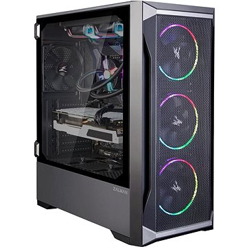 Obrázok case Zalman miditower Z8 MS, E-ATX/ATX/mATX/Mini-ITX, bez zdroje, 2x USB3.0, černá Z8 MS