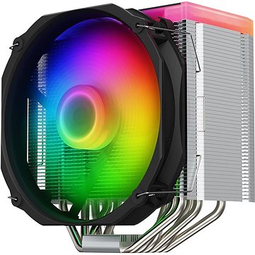 Obrázok SilentiumPC chladič CPU Fortis 5 ARGB / 140mm fan/ 6 heatpipes / PWM / nanoreset controller / pro Intel i AMD, SPC308