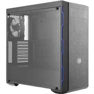 Obrázok Cooler Master computer case MasterBox MB600L WO/ODD Blue (MCB-B600L-KA5N-S01)