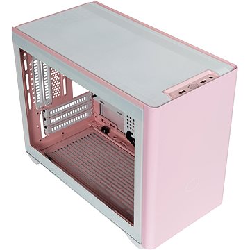 Obrázok Cooler Master case MasterBox NR200P Pink, mini-ITX, mini-DTX, růžová, bez zdroje, MCB-NR200P-QCNN-S00