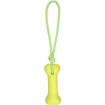 Obrázok Flamingo Pešek Dummy kosť pre psov s lanom 20 cm (5400585068832)