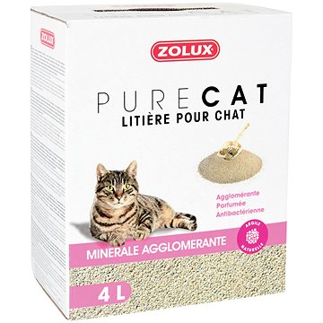 Obrázok Podestýlka PURECAT antibacterial scent clump 4l Zolux