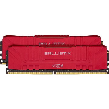 Obrázok 16GB DDR4 3000MHz Crucial Ballistix CL15 2x8GB Red BL2K8G30C15U4R