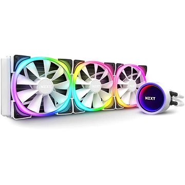 Obrázok NZXT vodní chladič Kraken X73 RGB / 3x 120mm fan / LGA 2066/2011(-3)/1366/1156/1155/1151/1150/AM4/ bílá, RL-KRX73-RW