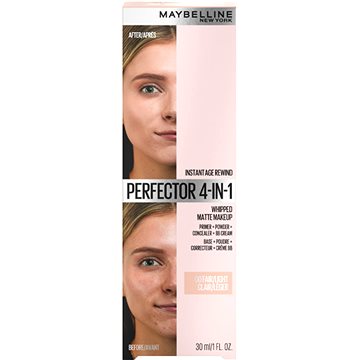 Obrázok Maybelline Instant Age Rewind Perfector 4-In-1 Matte Makeup 30 ml make-up pre ženy 00 Fair/Light