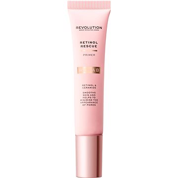 Obrázok Makeup Revolution London Rehab Retinol Rescue Primer 18 ml vyhlaďujúca podkladová báza pre ženy