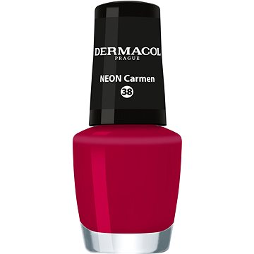 Obrázok Dermacol Neon 5 ml lak na nechty pre ženy 38 Neon Carmen