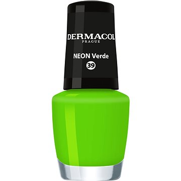 Obrázok Dermacol Neon 5 ml lak na nechty pre ženy 39 Neon Verde