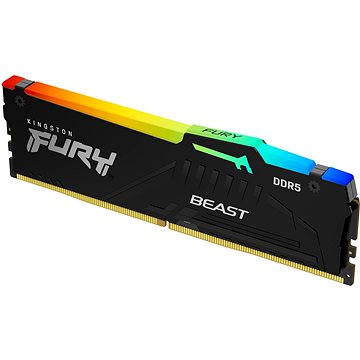 Obrázok 16GB DDR5-4800MHz CL38 Kingston FURY Beast RGB KF548C38BBA-16