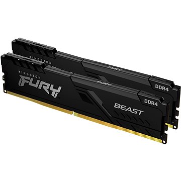 Obrázok Kingston FURY 16 GB KIT DDR4 3000 MHz CL15 Beast Black (KF430C15BBK2/16)