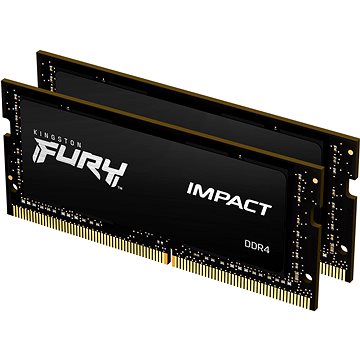 Obrázok Kingston FURY SO-DIMM 16 GB KIT DDR4 2933 MHz CL17 Impact (KF429S17IBK2/16)