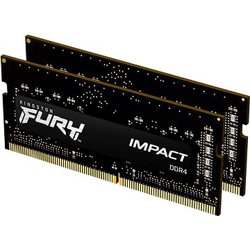 Obrázok Kingston FURY SO-DIMM 32 GB KIT DDR4 2933 MHz CL17 Impact 1Gx8 (KF429S17IB1K2/32)