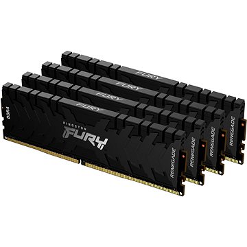 Obrázok Kingston FURY 64 GB KIT DDR4 2666 MHz CL13 Renegade Black 1Gx8 (KF426C13RB1K4/64)