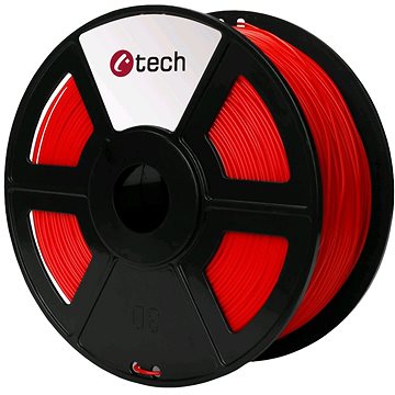 Obrázok C-TECH Tisková struna (filament) ABS, 1,75mm, 1kg, červená, 3DF-ABS1.75-R