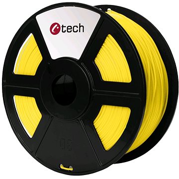 Obrázok C-TECH Tisková struna (filament) ABS, 1,75mm, 1kg, žlutá, 3DF-ABS1.75-Y