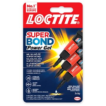 Obrázok Sekundové lepidlo - LOCTITE Super Attack Power Flexi Gel (3 x 1g)