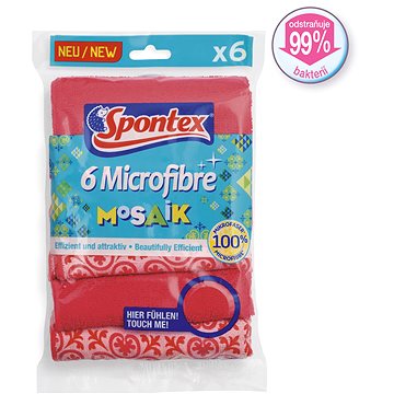 Obrázok SPONTEX MF Mosaik Pink, 6 ks (3384127001650)