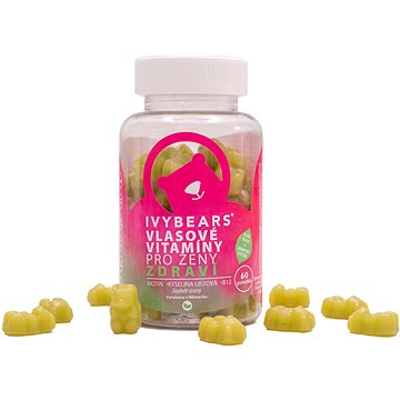 Obrázok IvyBears - vlasové vitamíny pro ženy - Zdraví 60 ks (8594206490014)