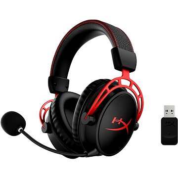 Obrázok HyperX Cloud Alpha Wireless (4P5D4AA) čierny/červený