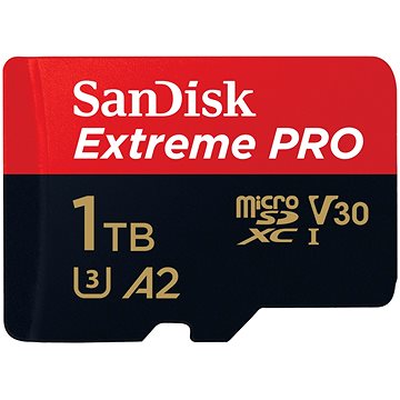 Obrázok SanDisk microSDXC 1TB Extreme PRO + Rescue PRO Deluxe + SD adaptér (SDSQXCD-1T00-GN6MA)