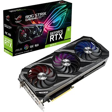 Obrázok ASUS ROG STRIX GeForce RTX 3070 Ti O8G GAMING (90YV0GW0-M0NA00)