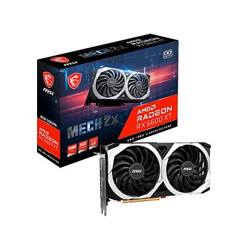 Obrázok MSI VGA AMD Radeon RX 6600 XT MECH 2X 8G OC, RX 6600 XT, 8GB GDDR6, 3xDP, 1xHDMI, RX 6600 XT MECH 2X 8G OC