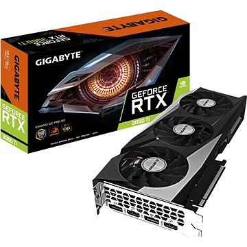 Obrázok GIGABYTE VGA NVIDIA GeForce RTX 3060 Ti GAMING OC PRO 8G Rev. 3.0, RTX 3060 Ti LHR, 8GB GDDR6, 2xDP, 2xHDMI, GV-N306TGAMINGOC PRO-8GD 3.0