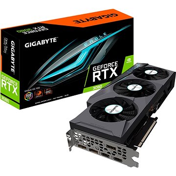 Obrázok GIGABYTE GeForce RTX 3080 EAGLE OC 10G (rev. 2.0) (GV-N3080EAGLE OC-10GD 2.0)