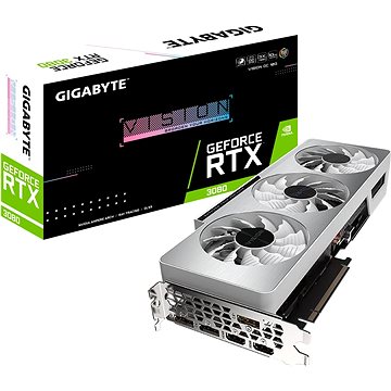 Obrázok GIGABYTE RTX™ 3080 VISION OC 10G 2.0 LHR GV-N3080VISION OC-10GD 2.0