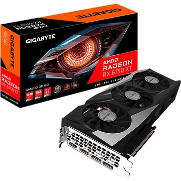 Obrázok GIGABYTE Radeon™ RX 6750 XT GAMING OC 12G GV-R675XTGAMING OC-12G